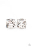 Paparazzi Accessories Royalty High Earrings - White