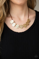 Paparazzi Accessories Turn Me Loose Necklace - Brown