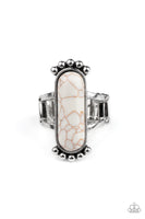 Paparazzi Accessories Ranch Relic Ring - White