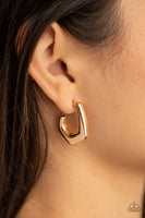 Paparazzi Accessories On The Hook Earrings - Gold