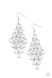 Paparazzi Accessories With All DEW Respect Earrings - White