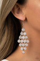 Paparazzi Accessories With All DEW Respect Earrings - White