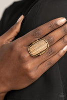 Paparazzi Accessories Reclaimed Refinement Ring - Gold