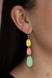 Paparazzi Accessories Rainbow Drops Earrings - Multi