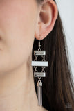 Paparazzi Accessories Mind, Body, and SEOUL Earrings - White