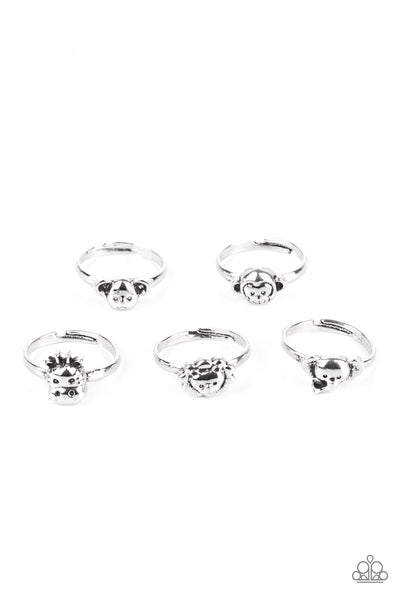 Paparazzi Accessories Children's Starlet Shimmer Rings ($1 Each) - Silver