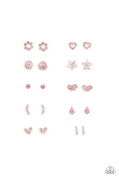 Paparazzi Accessories Children's Starlet Shimmer Earrings ($1 Each) - Pink