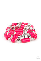 Paparazzi Accessories Perfectly Prismatic Bracelet - Pink