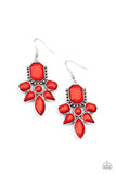 Paparazzi Accessories Vacay Vixen Earrings - Red
