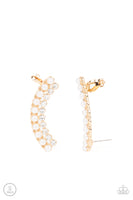 Paparazzi Accessories Doubled Down On Dazzle Ear Crawler - Gold