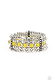 Paparazzi Accessories Gloss Over The Details Bracelet - Yellow
