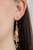 Paparazzi Accessories Im Always BRIGHT Earrings - Rose Gold