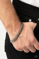 Paparazzi Accessories Extraordinary Edge Bracelet - Silver