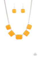Paparazzi Accessories Instant Mood Booster Necklace - Orange