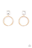 Paparazzi Accessories Prismatic Perfection Earrings - Gold