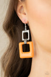 Paparazzi Accessories Twice As Nice Earrings - Orange