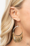 Paparazzi Accessories Radiant Chimes Earrings - Gold