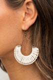 Paparazzi Accessories Threadbare Beauty Earrings - Copper