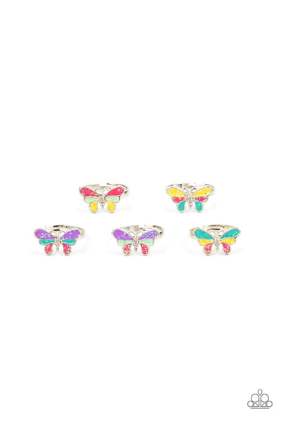 Paparazzi Accessories Children's Starlet Shimmer Butterfly Rings ($1 Each) - Multi
