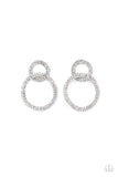 Paparazzi Accessories Intensely Icy Earrings - White
