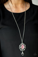 Paparazzi Accessories Bewitched Beam Lanyard Necklace - Pink