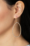 Paparazzi Accessories OVAL-ruled! Earrings - Gold