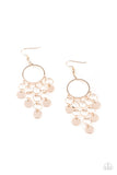 Paparazzi Accessories Cyber Chime Earring - Rose Gold