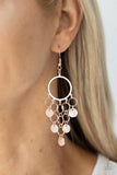 Paparazzi Accessories Cyber Chime Earring - Rose Gold