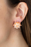 Paparazzi Accessories Water Lily Love Earrings - Rose Gold