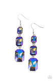 Paparazzi Accessories Cosmic Red Carpet Earrings - Blue