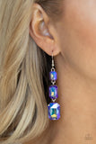Paparazzi Accessories Cosmic Red Carpet Earrings - Blue