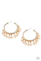 Paparazzi Accessories Happy Independence Day Earrings - Gold
