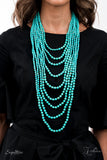 Paparazzi Accessories Zi The Hilary 2021- Turquoise