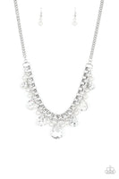 Paparazzi Accessories Knockout Queen Necklace - White