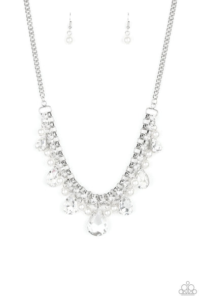 Paparazzi Accessories Knockout Queen Necklace - White