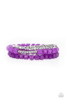 Paparazzi Accessories Vacay Vagabond Bracelet - Purple