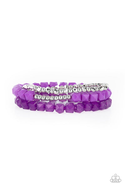 Paparazzi Accessories Vacay Vagabond Bracelet - Purple