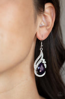 Paparazzi Accessories Dancefloor Diva Earrings - Purple