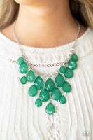 Paparazzi Accessories Front Row Flamboyance Necklace - Green