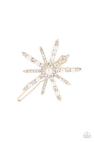 Paparazzi Accessories Leading Luminary Star Hair Clip - Gold