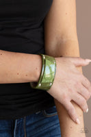 Paparazzi Accessories Geo Glamper Urban Bracelet  - Green