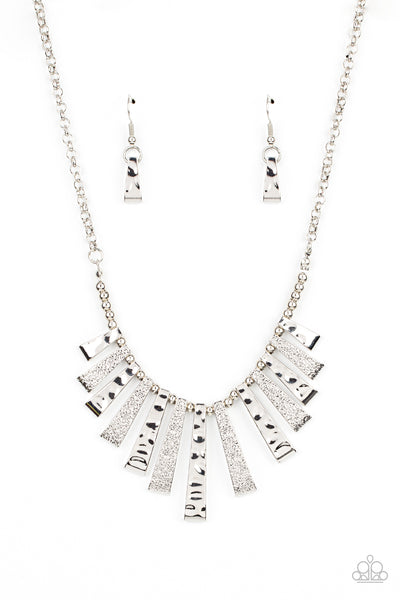 Paparazzi Accessories The MANE Course Necklace - Silver