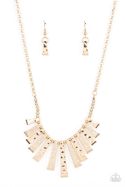 Paparazzi Accessories The MANE Course Necklace - Gold