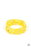 Paparazzi Accessories Radiantly Retro Bracelet - Yellow