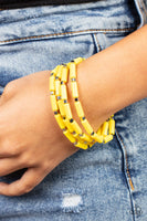 Paparazzi Accessories Radiantly Retro Bracelet - Yellow