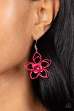Paparazzi Accessories Botanical Bonanza Earrings - Pink