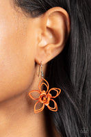 Paparazzi Accessories Botanical Bonanza Earrings - Orange