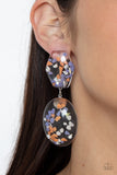 Paparazzi Accessories Flaky Fashion Earrings - Orange
