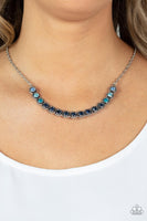 Paparazzi Accessories Throwing SHADES Necklace - Blue