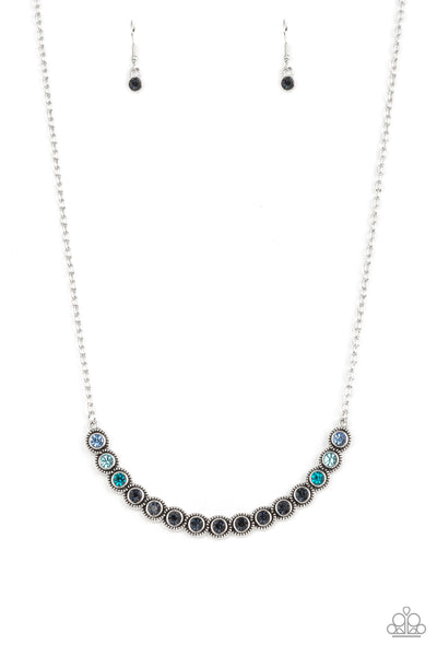 Paparazzi Accessories Throwing SHADES Necklace - Blue